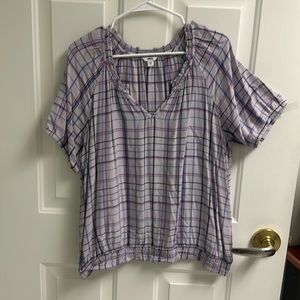 Short sleeve blouse